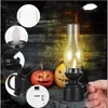 LED petrolejová lampa v retro štýle, retro LED stolná lampa Náhľad obrázku produktu 9