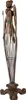 Clayre & Eef Figura decorativa Angelo 17x15x54 cm Metallo Anteprima dell’immagine prodotto 2