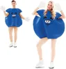 Blaue Schokolinse Kostüm Sweet Candy für Erwachsene Produktbild-Vorschau 6