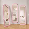 Moonbite Volledige spiegel, boogvormig, 160x50 cm, roze. Productafbeelding-voorbeeld 1