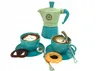 Blaues Kaffeeset (Spielzeug - Rollenspiel) Anteprima dell’immagine prodotto 2