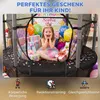 HOMCOM Kinder Trampolin Ø163 cm, Trampolin für Kinder 3-10 Produktbild-Vorschau 9