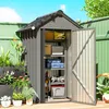 Outsunny Metall Gerätehaus 1,17 m², Geräteschuppen mit Produktbild-Vorschau 2