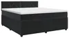 vidaXL Boxspringbed met matras, zwart, 180 x 200 cm, Productafbeelding-voorbeeld 1
