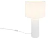 Lampada da tavolo, bianco, Vetroceramica, tessuto, H 51 cm Anteprima dell’immagine prodotto 1