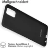 Housse Noire En Silicone Pour Samsung Galaxy A41 Mat Fort Voir les images du produit 2