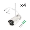 Kit de vigilancia con 4 cámaras WiFi FullHD y grabador Tuya Vista previa de la imagen del producto 4