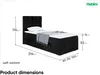 MEBLINI Boxspringbett mit Bettkasten - Gepolstert Produktbild-Vorschau 8