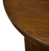 Runder Couchtisch aus Massivholz mit zylindrischen Beinen Produktbild-Vorschau 3