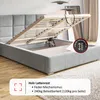 MOTIVENA Luna Polsterbett 160x200 mit Bettkasten, Holz Produktbild-Vorschau 6