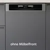 Bauknecht B6B D841A X Geschirrspüler 14Maßgedecke Produktbild-Vorschau 1