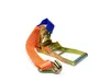 GEKO Pás upínací ráčnový s háky, 16 m x 50 mm 5t G02366 Náhled obrázku produktu 6