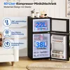 Merax 60L Minikühlschrank mit Gefrierfach 22L, Glastür & Produktbild-Vorschau 12