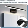 ZMH LED zrkadlové svetlo 60CM 12W zrkadlové svetlo čierne Náhľad obrázku produktu 5