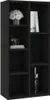 vidaXL Bibliothèque noire 50x25x106 cm bois composite Voir les images du produit 3