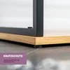 otevřený široký botník eluno na 18 párů bot z matného Náhled obrázku produktu 6