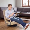 COSTWAY Bodenstuhl 360° drehbar, Bodensessel mit 6-Fach Produktbild-Vorschau 2