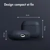 Étui Accezz Echt Leren pour les Apple AirPods 4 - Bleu Voir les images du produit 7