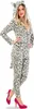 Schneeleopard Kostüm Flocke für Damen Gr. 34-40 Tier Leopard Tierkostüm Fasching Karneval Mottoparty Produktbild-Vorschau