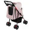 Klappbar Hundewagen 2 in 1 Hundebuggy Bis 20kg,Pet Stroller Produktbild-Vorschau 5