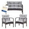Palettenkissen Loungekissen Set 3-teilig, Outdoor Produktbild-Vorschau 1