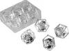 Dekowürfel Ø 3cm Silber-Kristall Tischdeko Schalendeko Produktbild-Vorschau 2