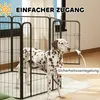 PawHut, ohrádka pro štěňata, šestihranná, s 6 mřížkovými Náhled obrázku produktu 5