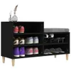 vidaXL Stojan na topánky čierny 102x36x60 cm Materiál drevo Náhľad obrázku produktu 4