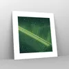 Poster - Poster ohne Rahmen - Makro Blatt Tropfen - 30x30 Produktbild-Vorschau 7