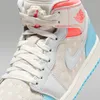 Nike Jordan 1 Mid "Sail Hot Lava Blue Chill" Blue, veľkosť: Náhľad obrázku produktu 7