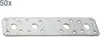 Alberts 846374 Connettore piatto, zincato sendzimir, 180 x Anteprima dell’immagine prodotto 2