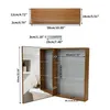 WISFOR Spiegelkast voor de badkamer, 50 x 66 cm, Productafbeelding-voorbeeld 11