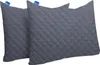 Two gray microfiber cleaning cloths are shown side by side on a white background. Podgląd zdjęcia produktu