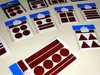 Aufkleber Glitter-Reflektor Streifen Set 80x15 mm Produktbild-Vorschau 4