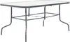 MEVEN Gartentisch Tampa gehärtete Glasplatte 150×90cm - Produktbild-Vorschau 3