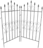 Dekozaun Lilie erweiterbar Gartenzaun Garten Metallzaun Produktbild-Vorschau 3