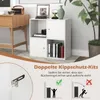 COSTWAY 60x29x60 cm Bücherregal 4 Fächern, Würfelregal Produktbild-Vorschau 4