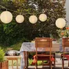 Lampions außen warmweiß 5er Set mit Batterie /Fernbedienung Produktbild-Vorschau 8