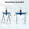 Equilibratrice Wiltec fino a 680 kg, martinetto con Anteprima dell’immagine prodotto 9
