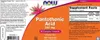 NOW Foods - Pantothensäure, 500 mg, 250 Kapseln Produktbild-Vorschau 6