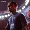 A soccer player in a stadium at night. Produktbild-Vorschau