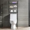 Badregal Toilettenregal 3-Tiers Standregal Metall Produktbild-Vorschau 3