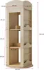 Flieks Bücherregal Standregal 360°Drehbar, Drehbares Regal Produktbild-Vorschau 7