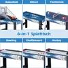 Tavolo da gioco combinato COSTWAY 6-in-1, tavolo multigioco Anteprima dell’immagine prodotto 4