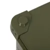A close-up view of the corner of a green storage box. Podgląd zdjęcia produktu