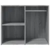 vidaXL Półka na toaletkę szara Sonoma 80x40x65 cm materiał Podgląd zdjęcia produktu 3