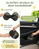 2X HECKBO Auto Sonnenblenden Kinder Waldtiere Motiv mit 8 Produktbild-Vorschau 4