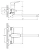Aqualine LOTTA Wand-Waschbecken/Wannenarmatur, Chrom Produktbild-Vorschau 5