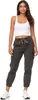 Pantaloni cargo da donna Tazzio Regular Fit F600 antracite, Anteprima dell’immagine prodotto 2