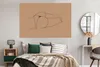 MuchoWow® Poster Linienkunst - Frau - Unterwäsche 180x120 Produktbild-Vorschau 4